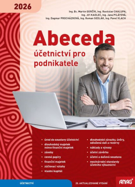 Abeceda účetnictví pro podnikatele 2026 - Jana Pilátová