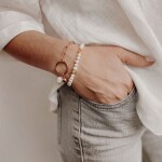 Inspirace 147 - Dámský set šperků – korálky Millefiori, korál, tyrkys