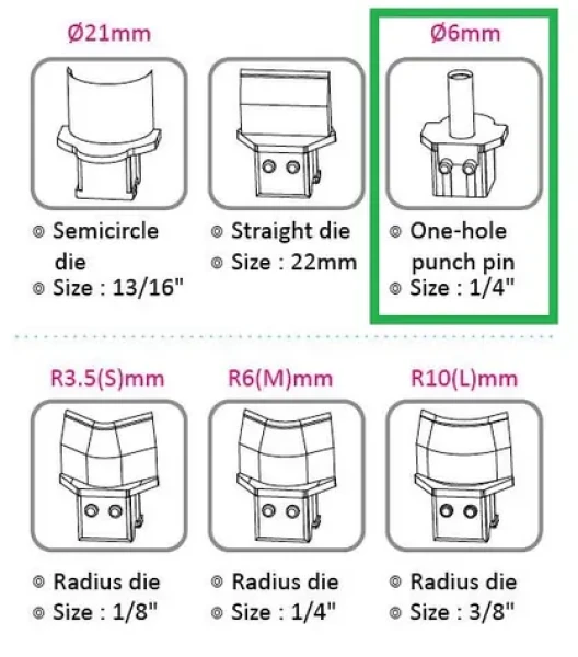 KW triO Razník pro KW triO 9521 6 mm (COK-09521-D6)