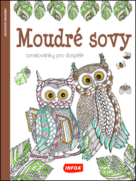 Moudré sovy - Omalovánky pro dospělé