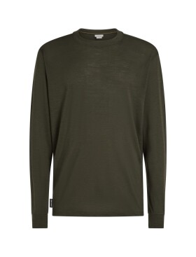 ICEBREAKER Mens Merino 150 Tech Lite LS Relaxed Tee, Dark Loden (vzorek) velikost: M