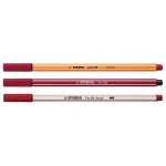 STABILO® Pen 68 brush, Pen 68 point 88 - ARTY - 30 ks sada v plechu (87-3432)