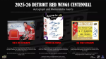 Hokejové Karty 2025-26 Upper Deck Detroit Red Wings NHL Centennial Hobby Box