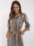 Šaty LK SK 509940.55 tmavě lila S/M