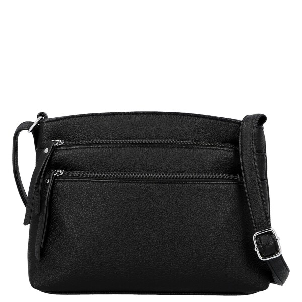 Stylová dámská koženková crossbody kabelka Lumi, černá