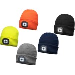 Čepice Twin LED B028 nabíjecí černá Portwest