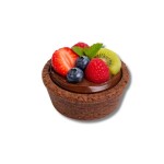 Dortisimo Košíček na tartaletky máslový hladký kakaový 4,4 cm (216 ks)