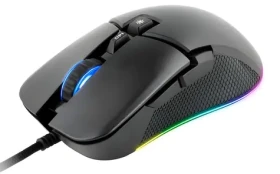 C-TECH Dawn černá / Herní optická myš / podsvícení / 6400DPI / 7 tlačítek / USB (GM-24L)