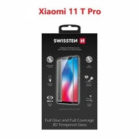 SWISSTEN Ultra Durable 3D FULL GLUE Glass pro XIAOMI 11 T černá (64701896)