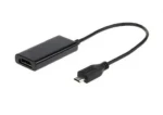 Gembird adaptér MHL(M)-HDMI(F)+MICRO USB(BF)(11pin) smartphone - TV HD (A-MHL-003)