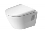 DURAVIT - D-Neo Závěsné WC, Rimless, HygieneGlaze, bílá 2587092000