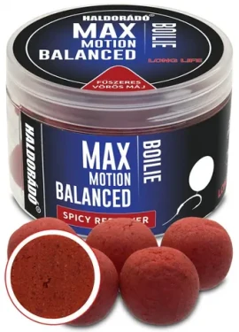 Haldorádó Boilies Balanced Max Motion 70g 20mm Pikantní červená játra (HD27420)