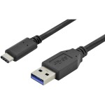 Delock USB 2.0 prodlužovací kabel plochý zahnutý [1x USB 2.0 zástrčka A - 1x USB 2.0 zásuvka A] 1.00 m černá oboustranně zapoji