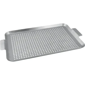 Lamart BBQ Grilovací plech / 40 x 26cm / nerez (8590669307661)
