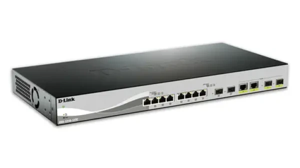 D-Link DXS-1210-12TC / Switch / 8x 10GbE RJ-45 / 2x 10GbE SFP+ / 2x Combo RJ45/SFP+ / L2 Managed / 240 Gbit/s (DXS-1210-12TC/E)