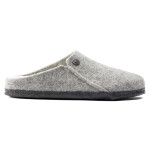 Pánské/dámské zateplené pantofle Birkenstock Zermatt Light Gray z vlněné plsti regular wide (1015092) 42