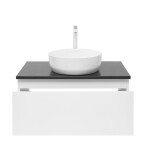 Koupelnová skříňka s krycí deskou SAT B-WAY 79x30x45 cm bílá lesk BWAY80WTKUB BWAY80WTKUB