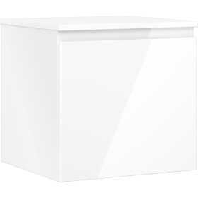 MEXEN/S - Orio koupelnová skříňka pod umyvadlo 50 cm s deskou, 1 šuplík, bílá lesk 91A10-05047-1-BFC00