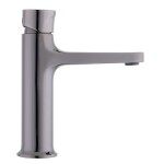 Umyvadlová baterie SAT Dark bez výpusti PVD Gun Metal SATBSDA271K SATBSDA271K