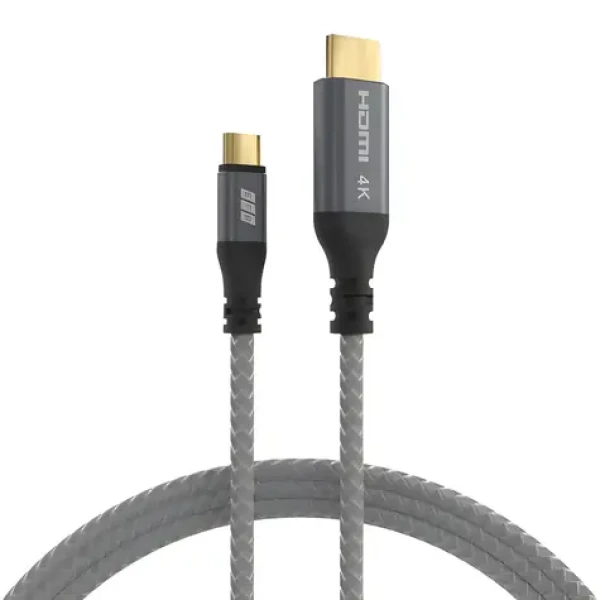 EFB USB-C - HDMI kabel šedá / Adaptérový kabel / 4K 30Hz / 1,8 m (USB-HDMI-00001)