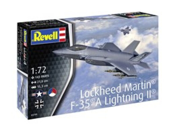 Plastic ModelKit letadlo 03799 - F-35A (1:72)