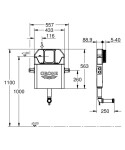 GROHE - Splachovací nádrž Solo Slim 39682000