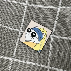 Pinarna.cz Nejznámější obraz Johannese Vermeere – Dívka s perlou - kočičí verze