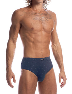 Kalhotky Lama M-110 CL-27 A'3 3XL-4XL černá-grafitová-modrá 3xl