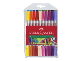 FABER-CASTELL Oboustranné fixy - 20 ks (151119)