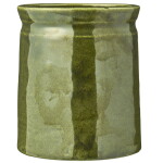 Ib Laursen Keramický obal na květináč Green 17 cm, zelená barva