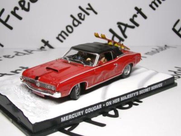 007James Bond MERCURY COUGAR - ON HER MAJESTYS SECRET- IXO/ALTAYA 1:43