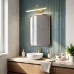 Koupelnové nástěnné LED svítidlo SWE019-1W Gold OSW-20118
