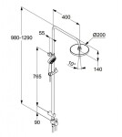 KLUDI - Logo Sprchová souprava Dual Shower System, chrom 6809105-00
