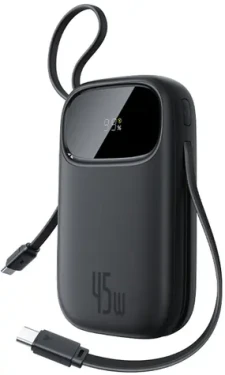 Baseus EnerFill FC31 20000mAh černá / Powerbanka / 22,5W / USB-C / USB-A / Lightning (6932172691110)