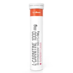 L-karnitin 1000 mg šumivý - GymBeam (malina, 20 tab.) (31295-4-20tab-malina)