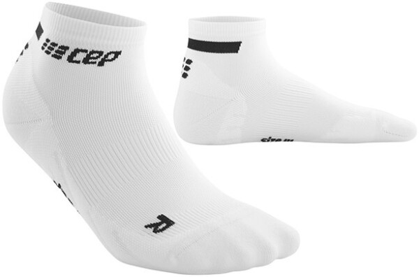 CEP dámské kotníkové běžecké kompresní ponožky 4.0 white Velikost: (EUR