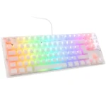 Ducky One 3 Aura TKL Cherry MX-Red bílá / herní klávesnice / podsvícená / mechanická / drátová USB-C / DE (DKON2187ST-RDEPDAWWWWC1)