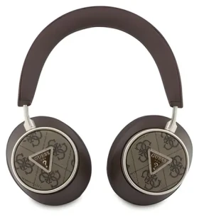 Guess PU 4G Triangle Logo hnědá / Bezdrátová sluchátka / ENC (57983128962)