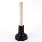 Zvon gumový s dřevenou násadou