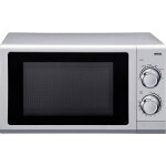 Silva MW-U 25.4 mikrovlnná trouba stříbrná 700 W zabudovatelná, Pro potraviny, kabelové připojení, funkce časovače, Kontrolní okénko