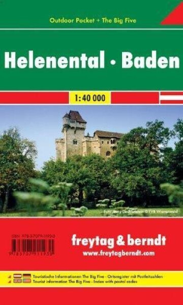WK 012 OUP Helenental Baden 1:40 000 turistická mapa
