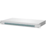 Intellinet 24-Port Cat6a Patchpanel geschirmt 1HE Kabeleinführung 90° abgewinkelt schwarz 24 portů patch panel 483 mm (1