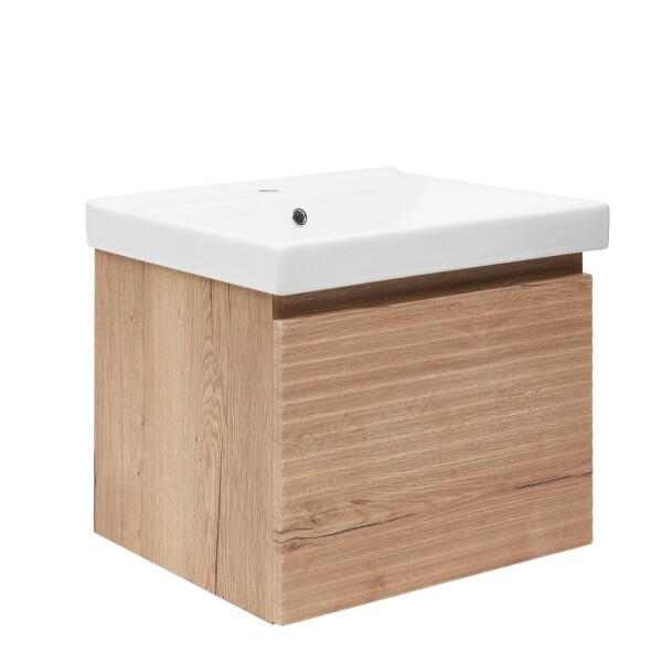 Koupelnová skříňka s umyvadlem Naturel Savona 58x43x44,8 cm dub halifax mat SAVONA60DHU1 SAVONA60DHU1