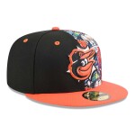 New Era Pánská kšiltovka Baltimore Orioles MLB 2025 Players' Weekend Authentic 59FIFTY Fitted Velikost: 7 1/4