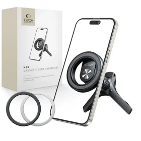 Tech-Protect N53 černá / Držák do auta / Do ventilační mřížky / MagSafe