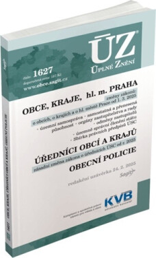 ÚZ č. 1627 - Obce, Kraje, hl. m. Praha, Úředníci obcí a krajů, Obecní policie