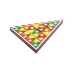 ETS Adventní kalendář čajový Trojúhelník Bílý 25 pyramidek