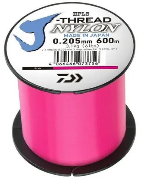 Daiwa Vlasec J-Thread Pink 600m 0,235mm 4,1kg (12225-124)