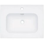 DEANTE - Tubo bílé Keramické umyvadlo, zapuštěné CTU_6U6W