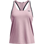 Dámské tílko 1360831 Knockout Mesh Back Tank FW21 Under Armour XL melange-šedá